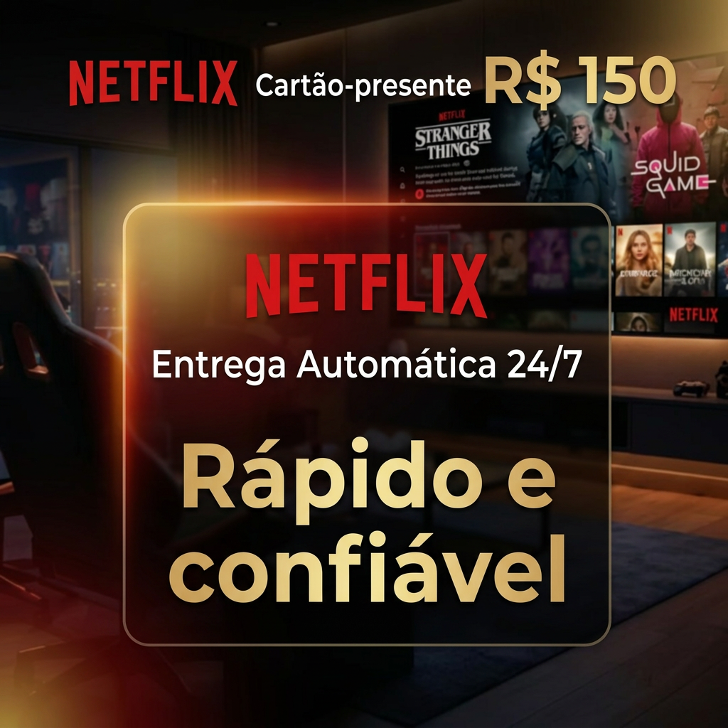 💥Entrega automática 24/7💥 150 BRL na Netflix – compra segura💿 Plataforma