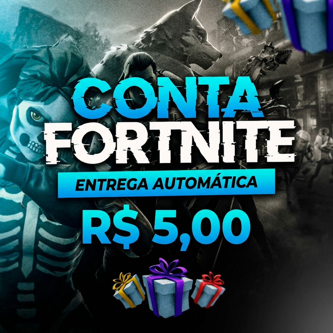 🎮 Conta Fortnite (Epic Games) — R$5,00
