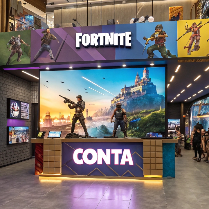 🎯 Conta Fortnite — 📈 Em Evolução Jogo