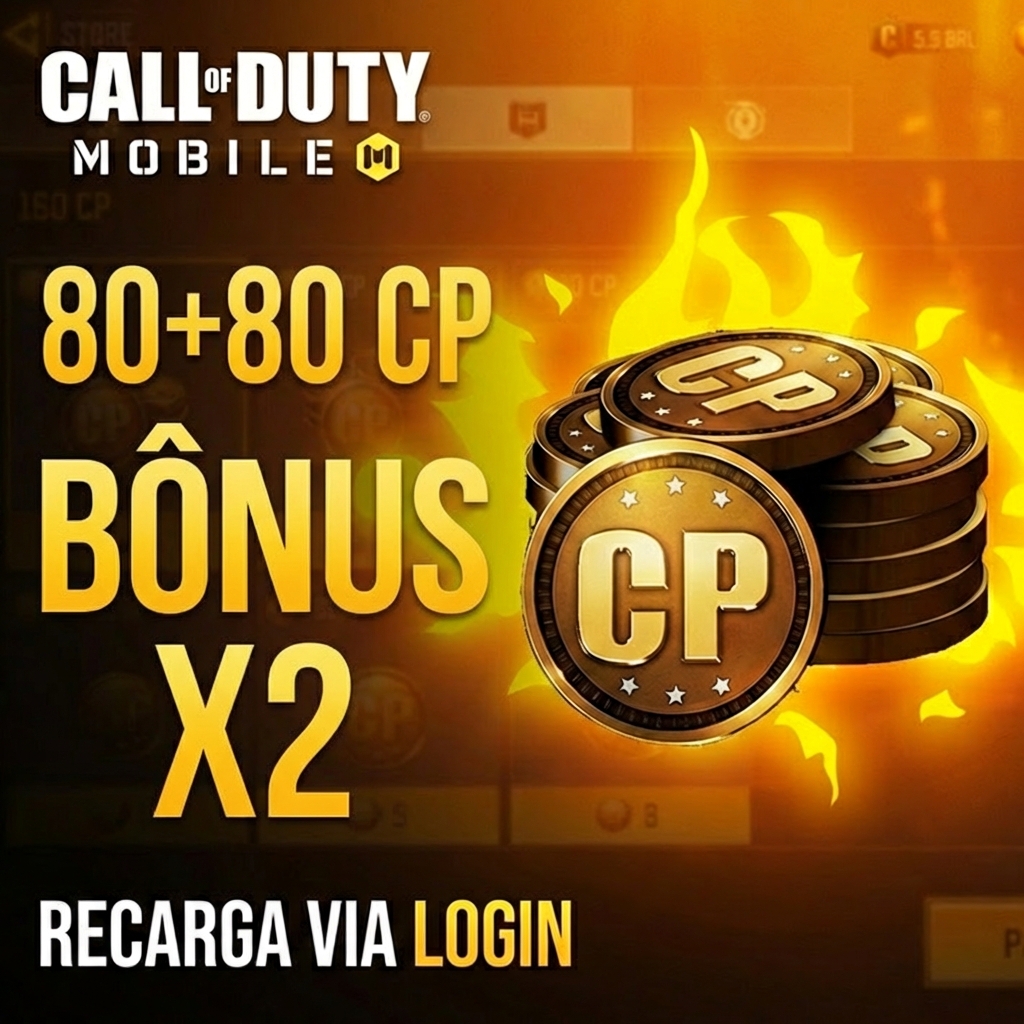 💥 Call of Duty: Mobile — 80+80 CP 🧨 BÓNUS X2 🔥