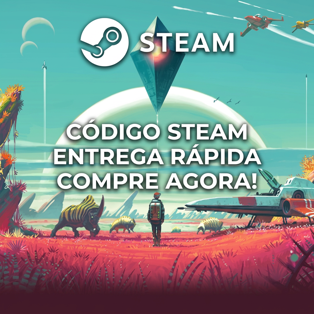 📢 OFERTA RELÂMPAGO! No Man's Sky · Steam Key · O essencial · Envio manual