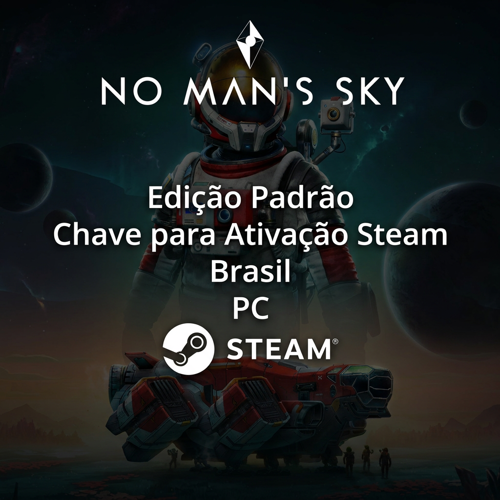 🌅 A Jornada Cósmica · No Man's Sky · Chave Steam · Envio manual
