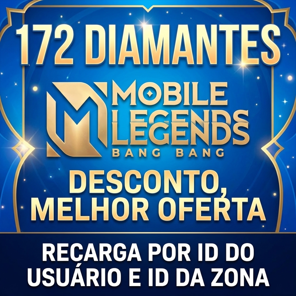 Mobile Legends: Bang Bang — 172 Diamantes ⚡