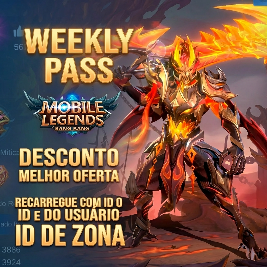 💎 Weekly Pass 💎 para Mobile Legends: Bang Bang Plataforma