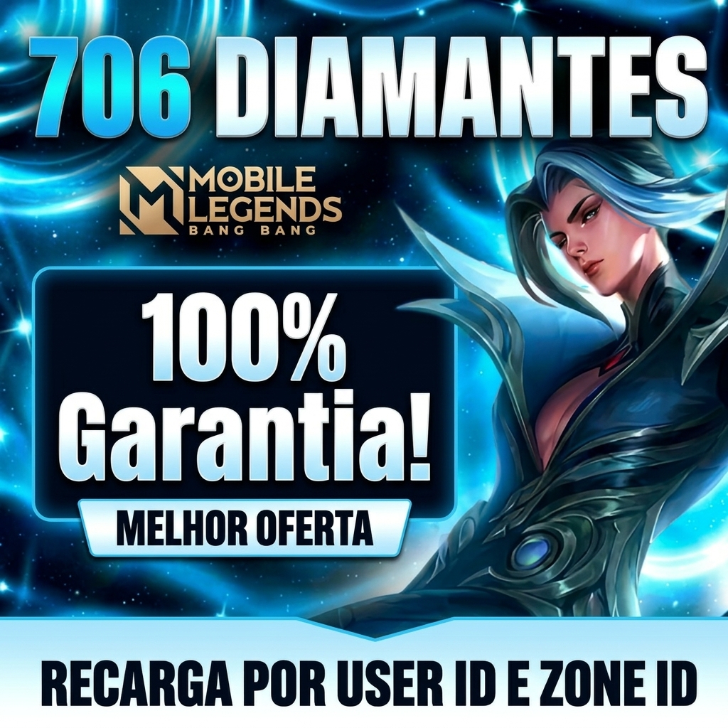 706💎 para Mobile Legends: Bang Bang | Imediato