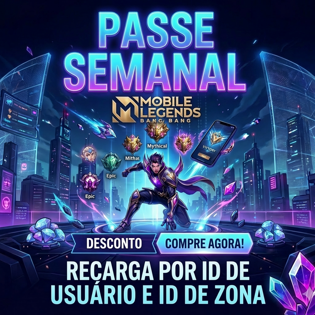 ✅ Weekly Pass 💎 confiável para Mobile Legends: Bang Bang Plataforma