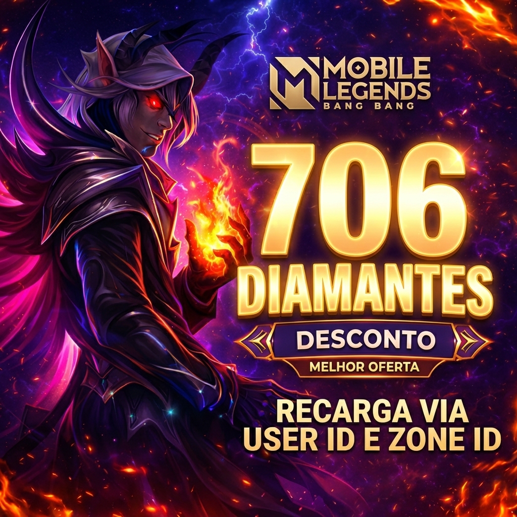 Mobile Legends: Bang Bang — 706 Diamantes ⚡