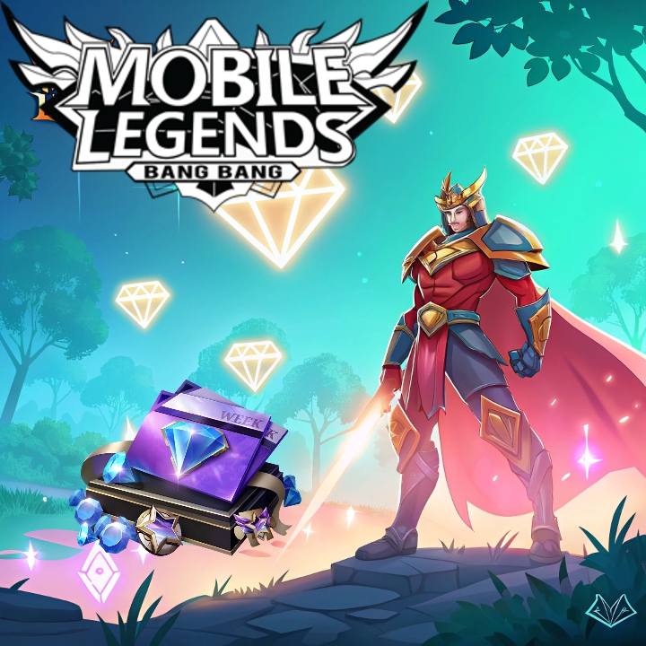 🛡️ Weekly Pass 💎 garantido para Mobile Legends: Bang Bang