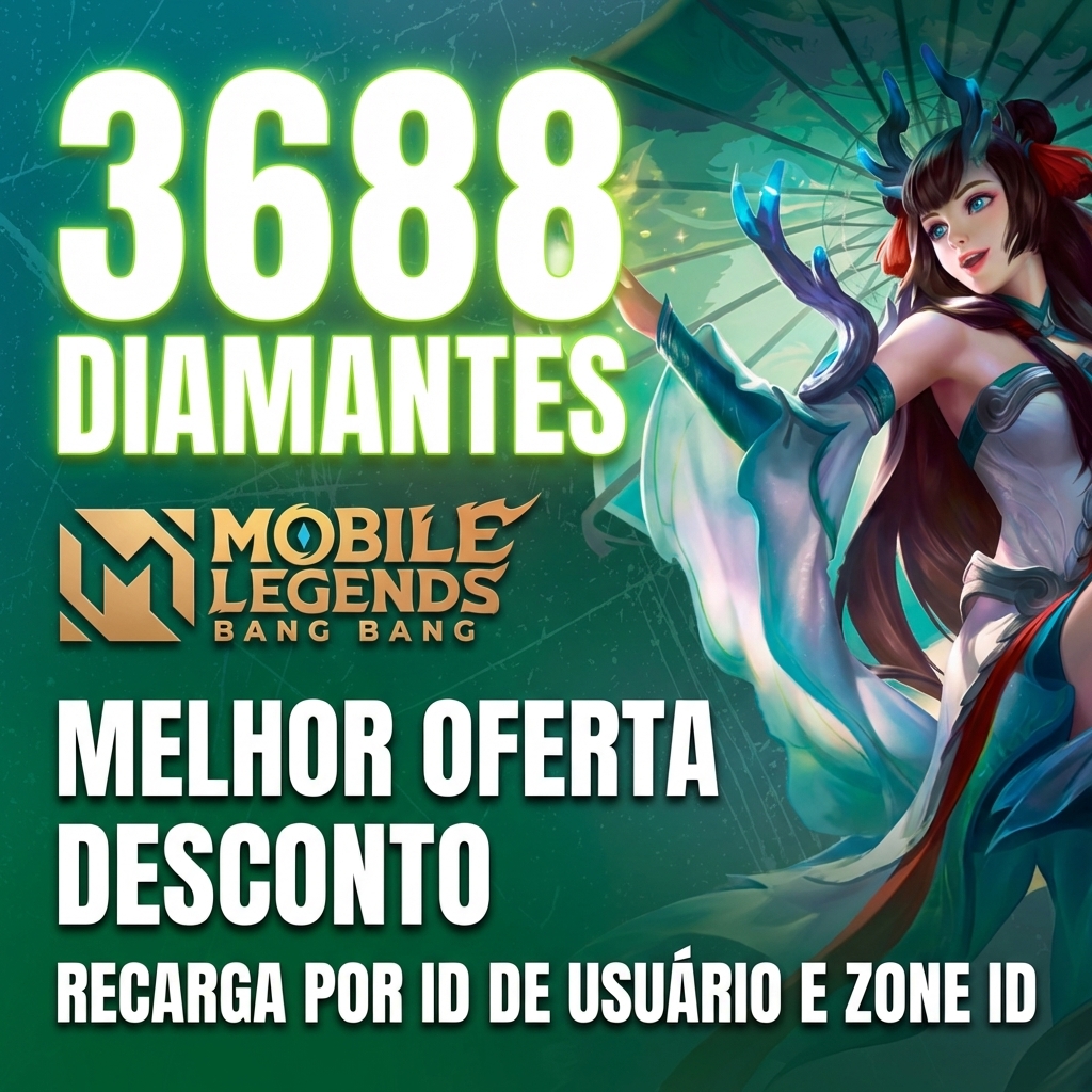 Pacote digital: 3688 Diamantes | ML: Bang Bang