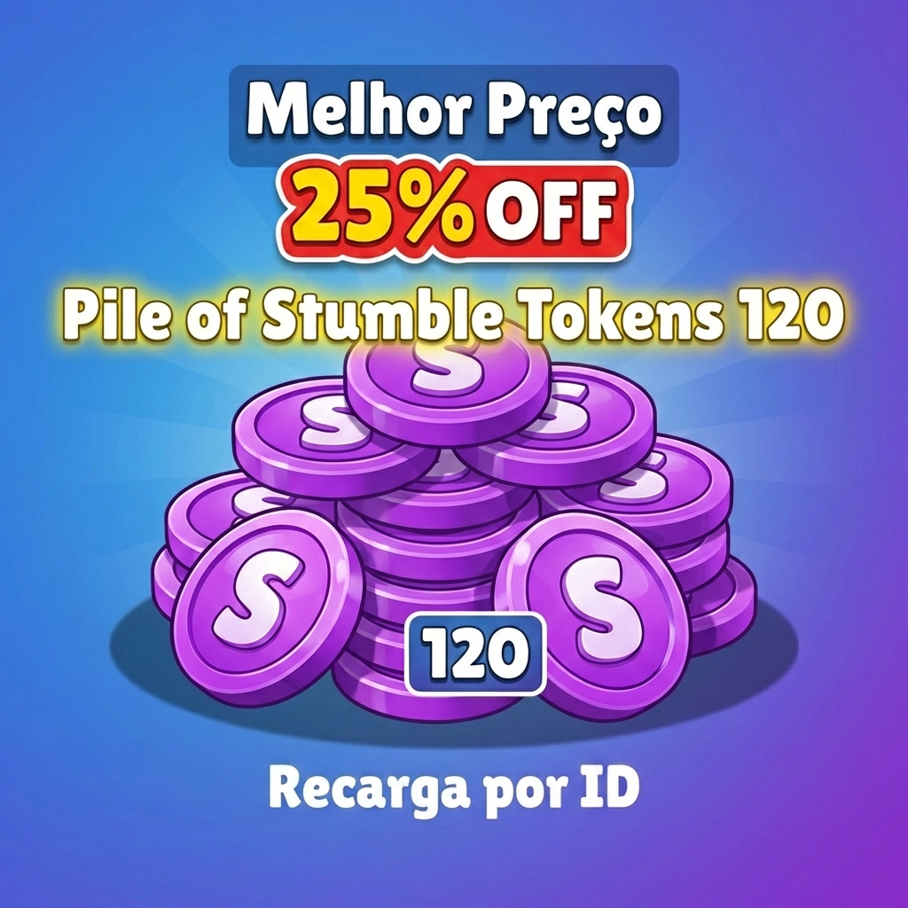 Pile of Stumble Tokens 120 — Código Digital Stumble Guys 🎮💎 Plataforma