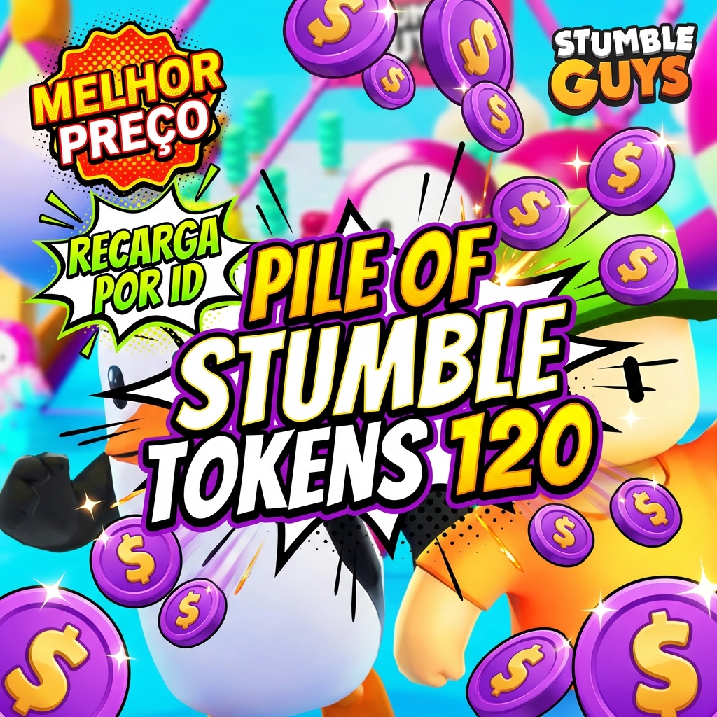 🎮💎 Stumble Guys — Pile of Stumble Tokens 120 💎🎮 Plataforma