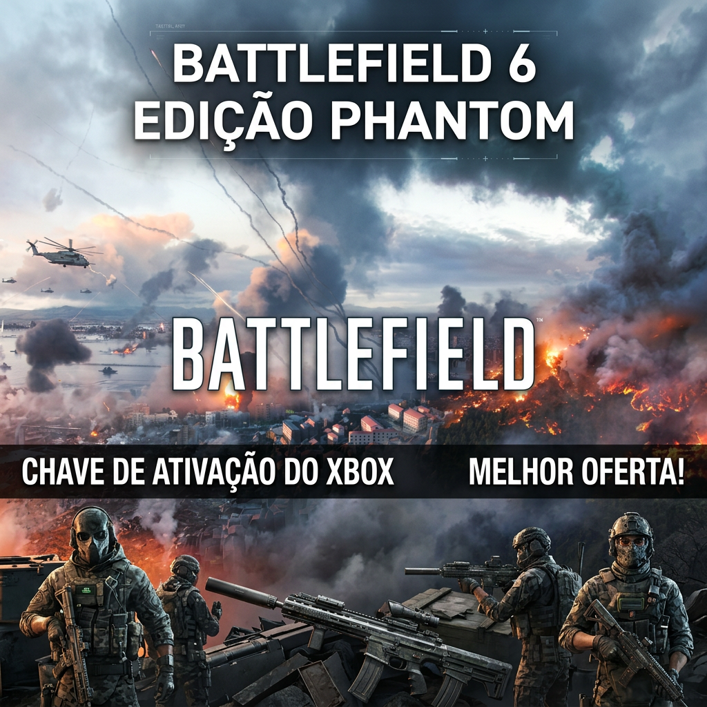 💥 +BATTLEFIELD 6 PHANTOM! | Chave Xbox | Standard + Phantom Pack | Envio manual