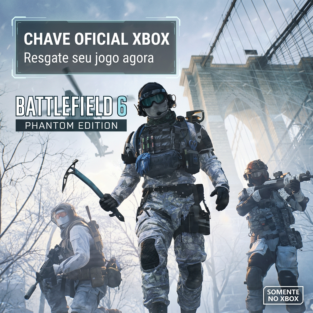 🎯 Xbox Key | Battlefield 6 Phantom | Standard + Phantom Pack | Envio manual