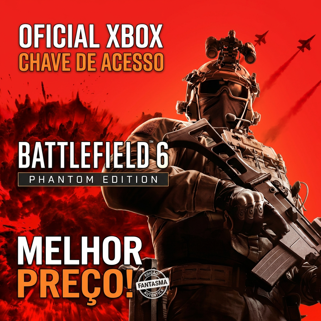 ✅ GARANTIA DE ATIVAÇÃO | Battlefield 6 Phantom Xbox | Chave digital | Envio manual Plataforma