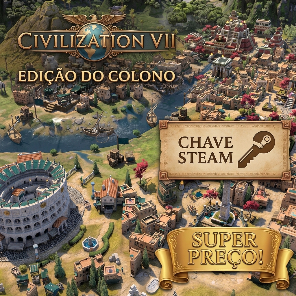 🎮 Civilization VII — Settler's Edition | Chave Steam | Envio manual