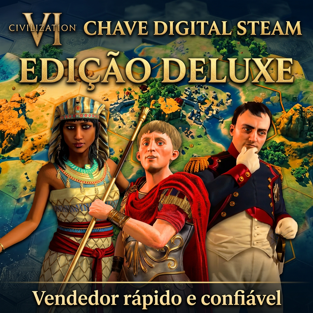 🔐 GARANTIA DE ATIVAÇÃO | Civilization VII Deluxe | Chave Steam | Envio manual