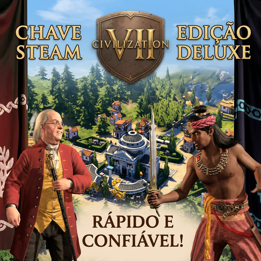 🏛️ Deluxe Edition • Civilization VII | Chave Steam | Envio manual