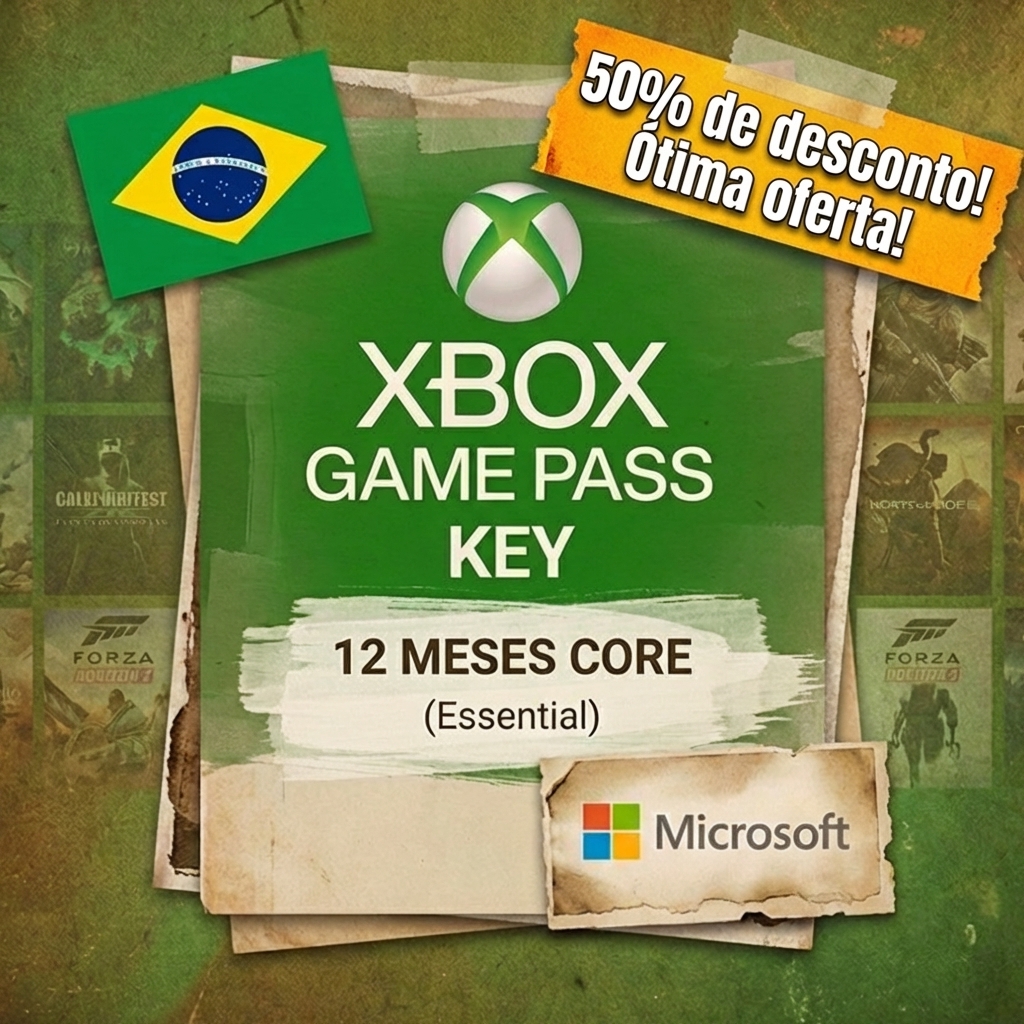 🎮 Xbox Game Pass Essential — 12 meses Plataforma