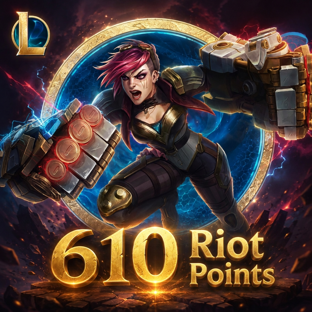 💎 +610 RIOT POINTS NA HORA! | League of Legends | Código Digital | Brasil