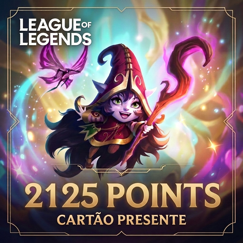 💎 +2125 RIOT POINTS NA HORA! | League of Legends | Código Digital | Brasil