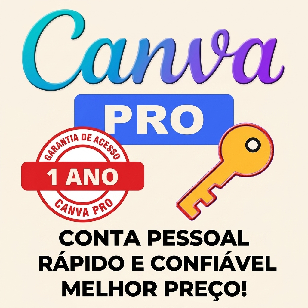 🎨 Canva Pro — 12 Meses | Conta Pronta | Design Ilimitado | Envio Manual Plataforma