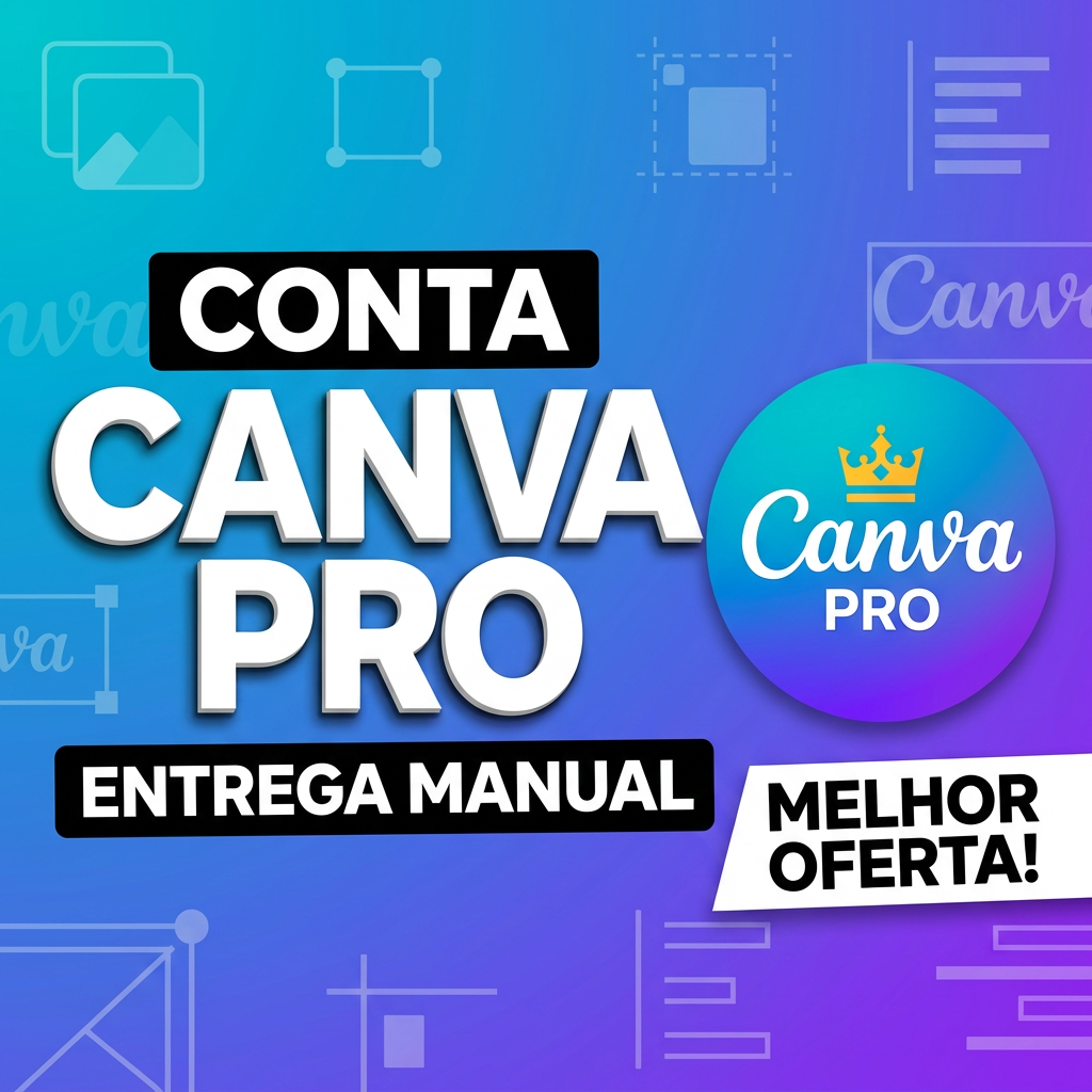 ✅ GARANTIA | Canva Pro 30 Dias | Conta Pronta | Envio Manual Plataforma