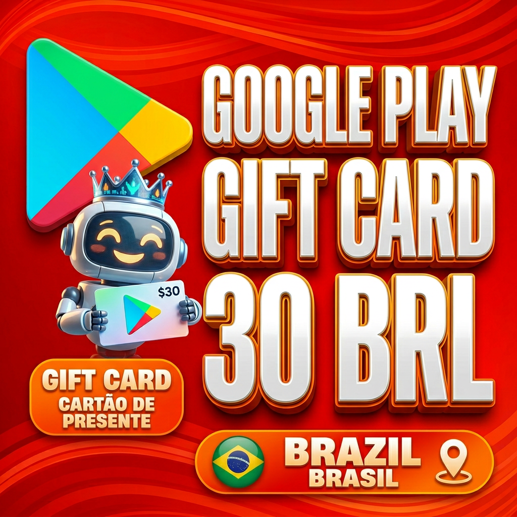 ✨🎮 Google Play R$ 30 (BR) — Código Digital Oficial Plataforma