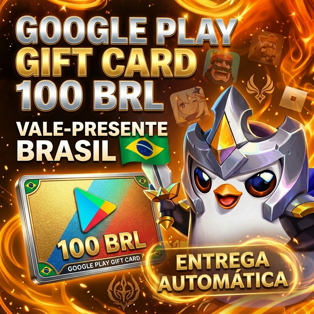 🔥🎁 Google Play Gift Card R$ 100 Brasil — DESCONTO ATIVO Plataforma