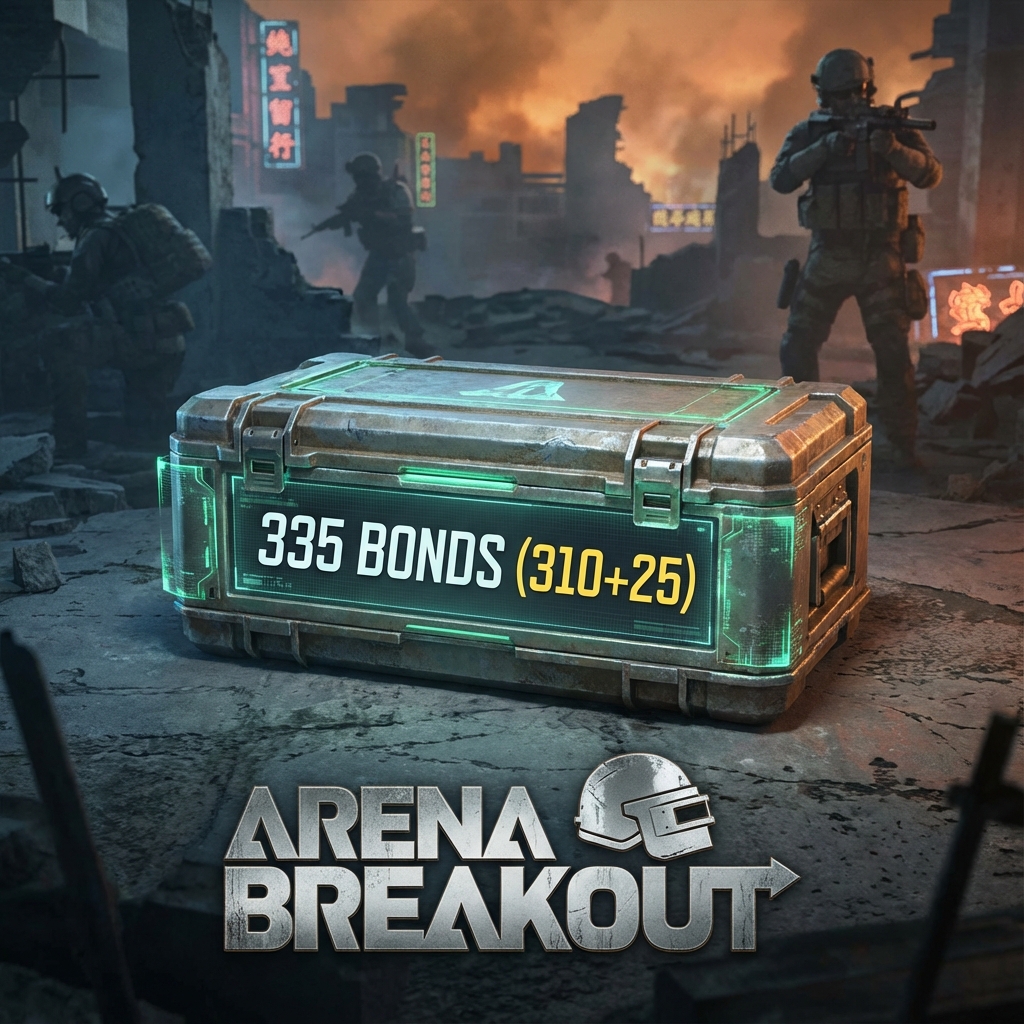 💎 Arena Breakout — 335 Bonds (310+25) 🎮 Moeda