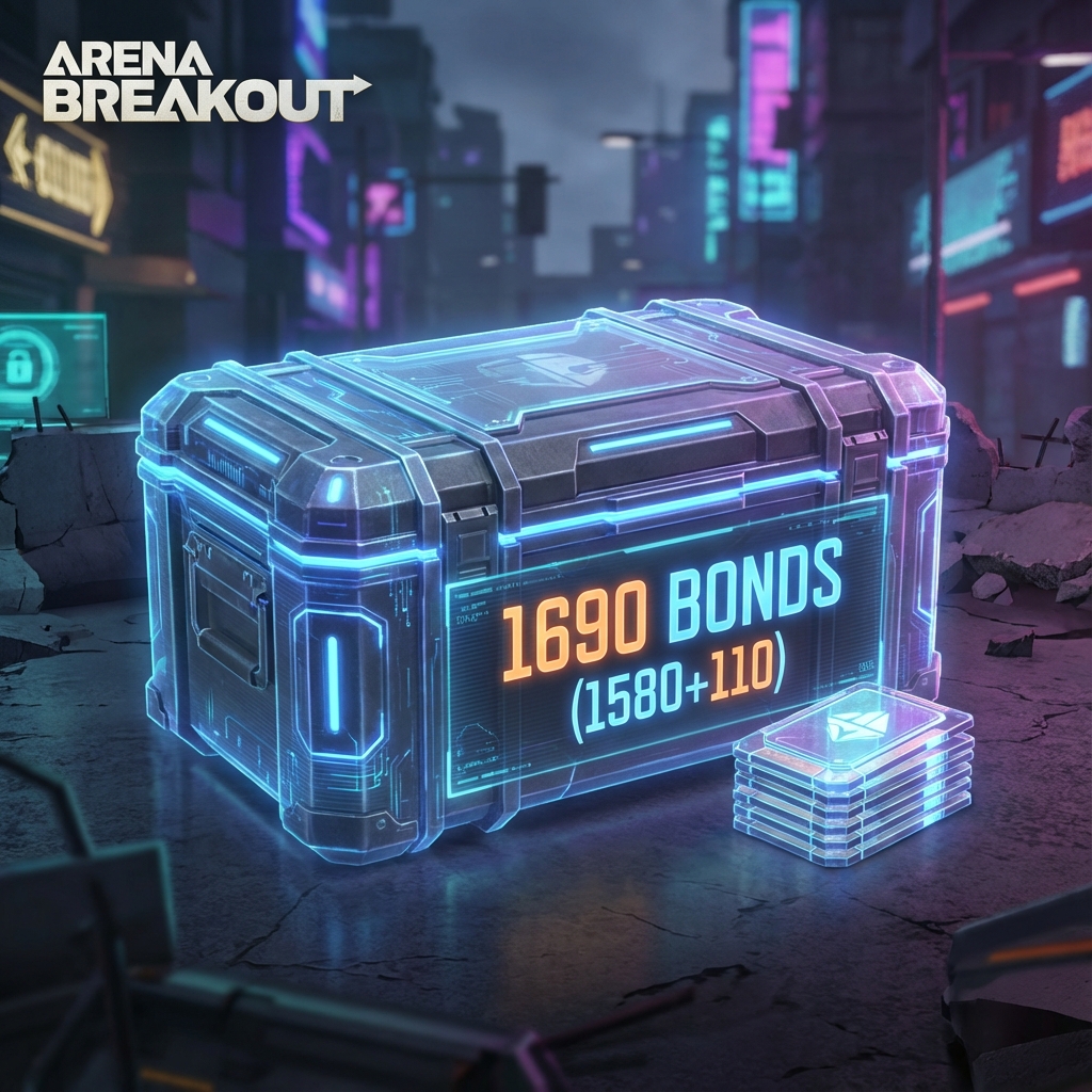 🌟 Arena Breakout — 1690 Bonds (1580+110) Ultimate Pack 🚀 Moeda