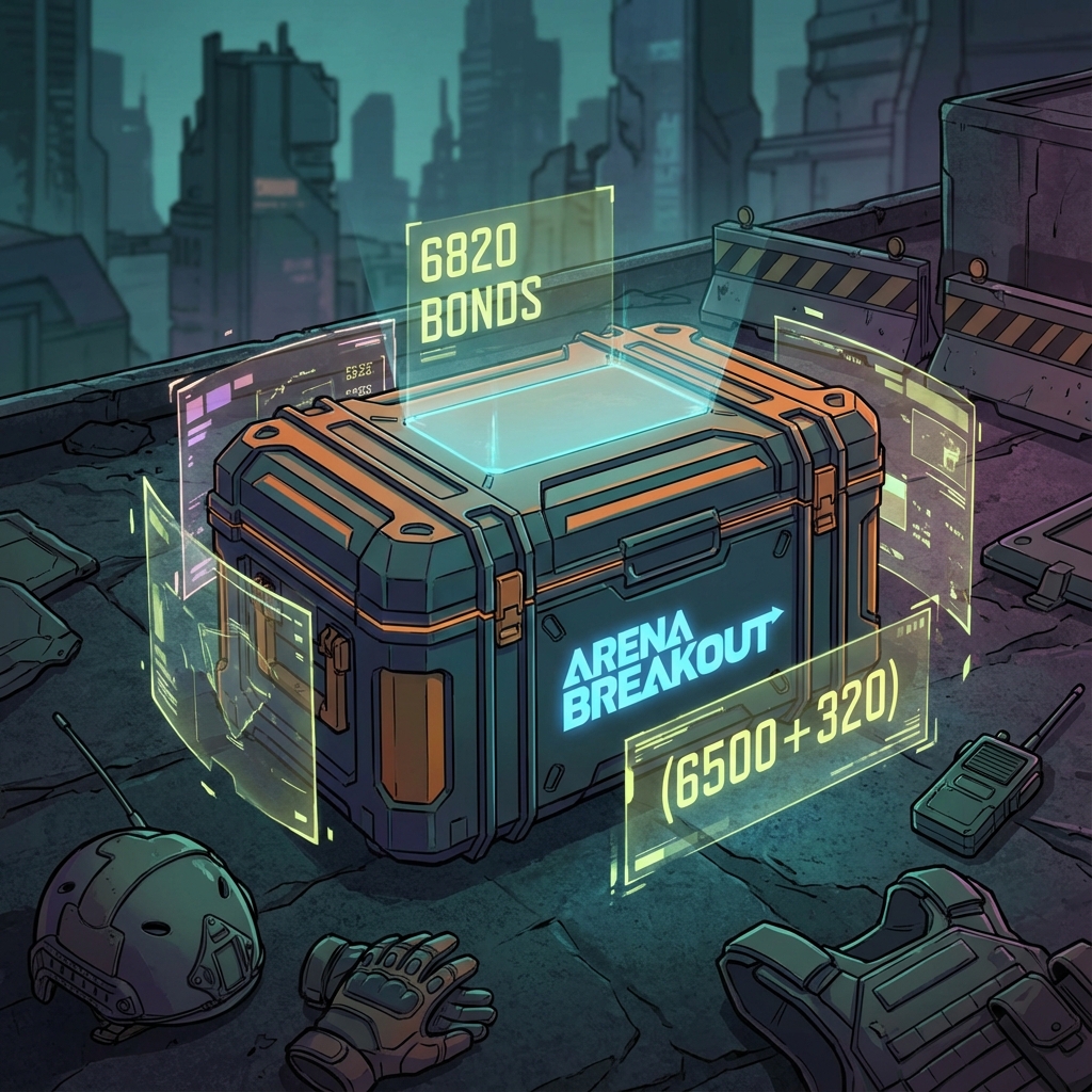 🌟 Arena Breakout — 6820 Bonds (6500+320) Ultimate Pack 🚀 Moeda