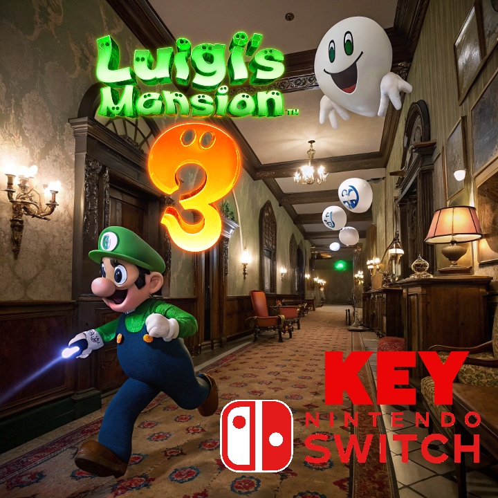 🎮 Luigi’s Mansion 3 – Nintendo Key 🔑
