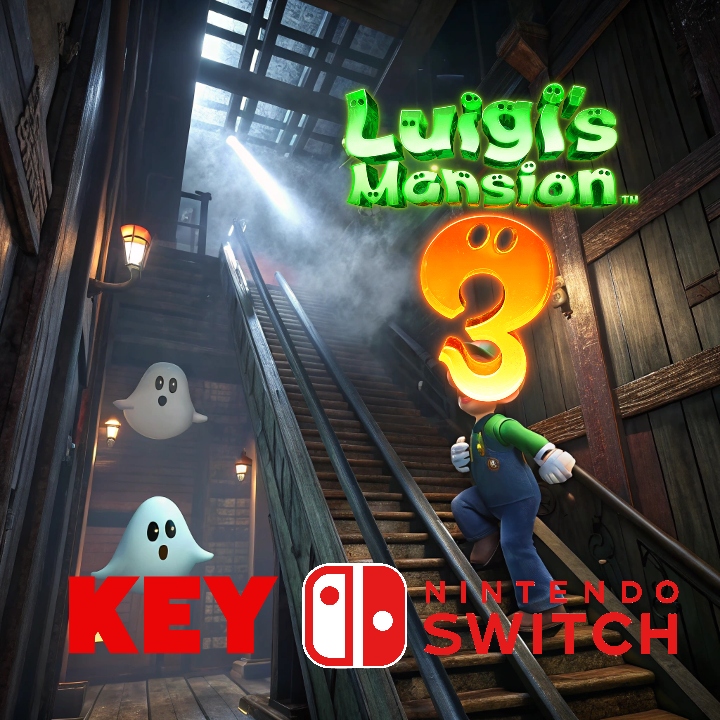 🎯 Luigi’s Mansion 3 – Nintendo Key 🔑