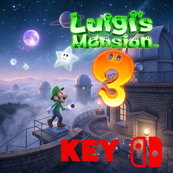 🕷️ Luigi’s Mansion 3 – Nintendo Key 🕹️