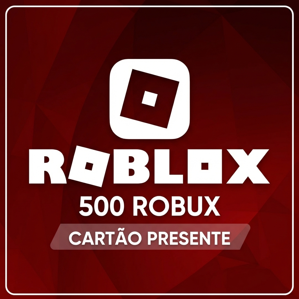 💎 +500 ROBUX NA CONTA! | Roblox Gift Card | Código Digital | Envio Manual Plataforma