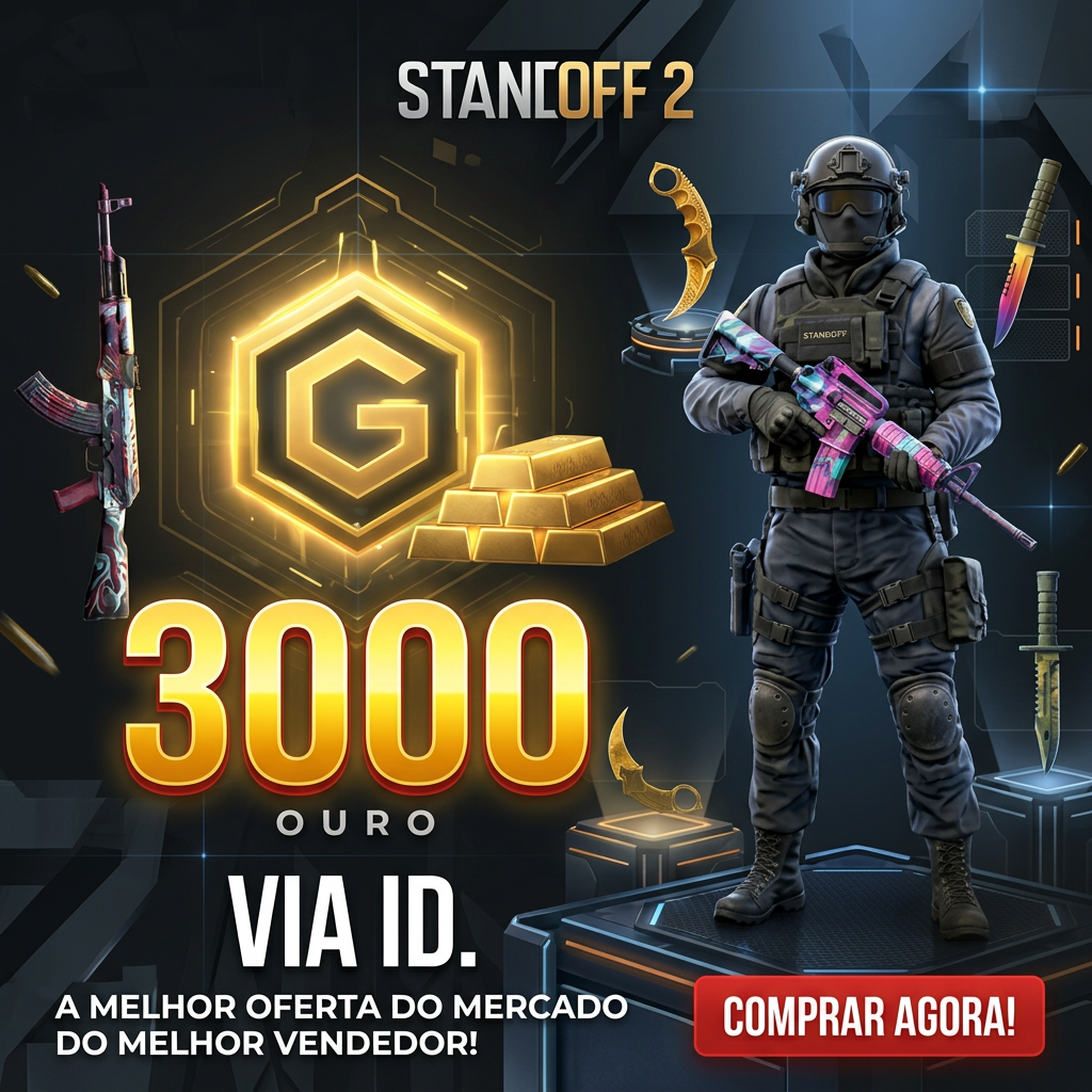 🔐 GARANTIA DE ENTREGA | 3000 Gold Standoff 2 | Recarga por ID | Global | Envio manual Moeda