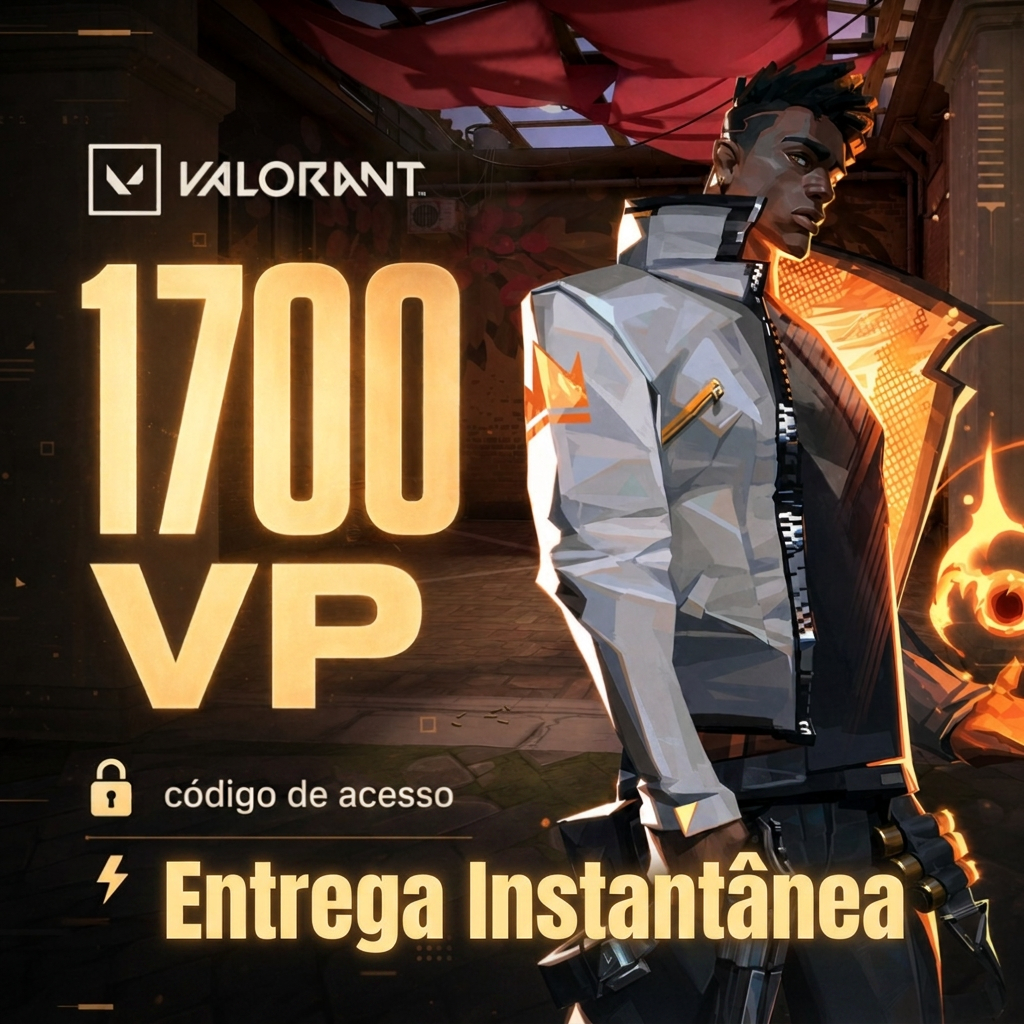 💛 Valorant 1700 VP Brasil - Codigo digital com entrega automática⚡🎯