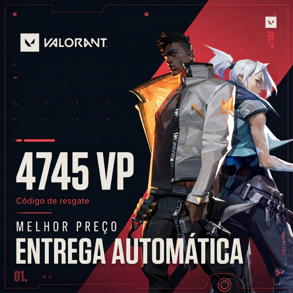 💛 Valorant 4745 VP Brasil - Codigo digital com entrega automática ⚡🎯