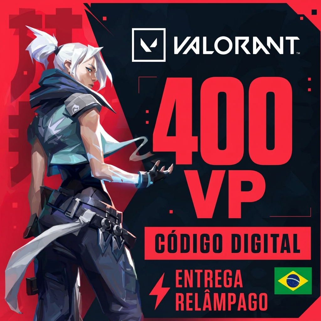 💛 Valorant 400 VP Brasil - Codigo digital com entrega entrega automática ⚡🎯