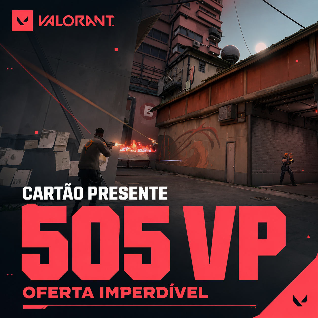✅ GARANTIA | Cartão-presente Valorant 505 VP | Brasil