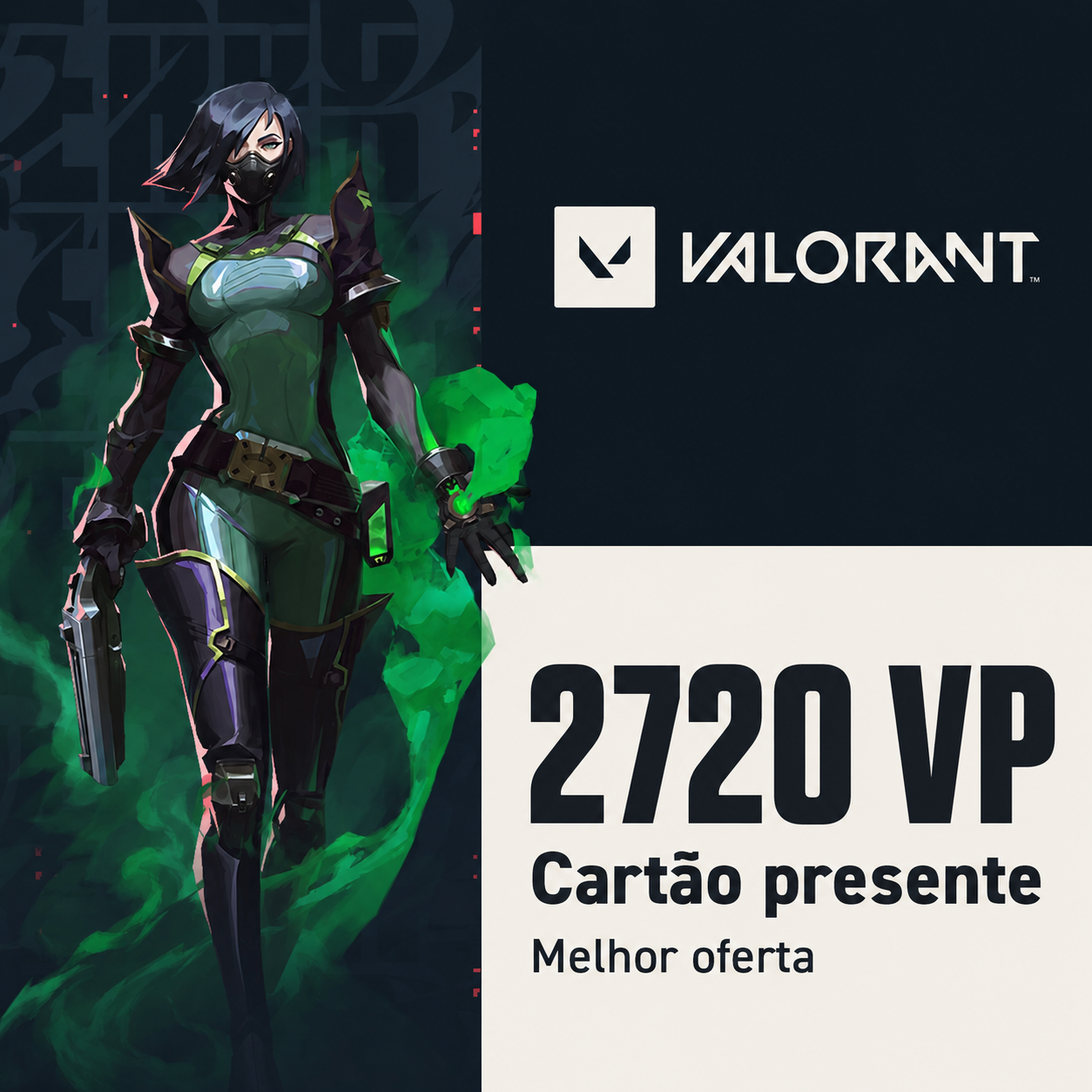 ✅ GARANTIA | Cartão-presente Valorant 2720 VP | Brasil