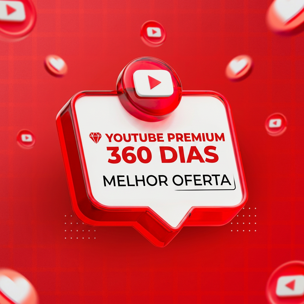 🏆 YouTube Premium Completo 360 Dias - Código Google Play manual