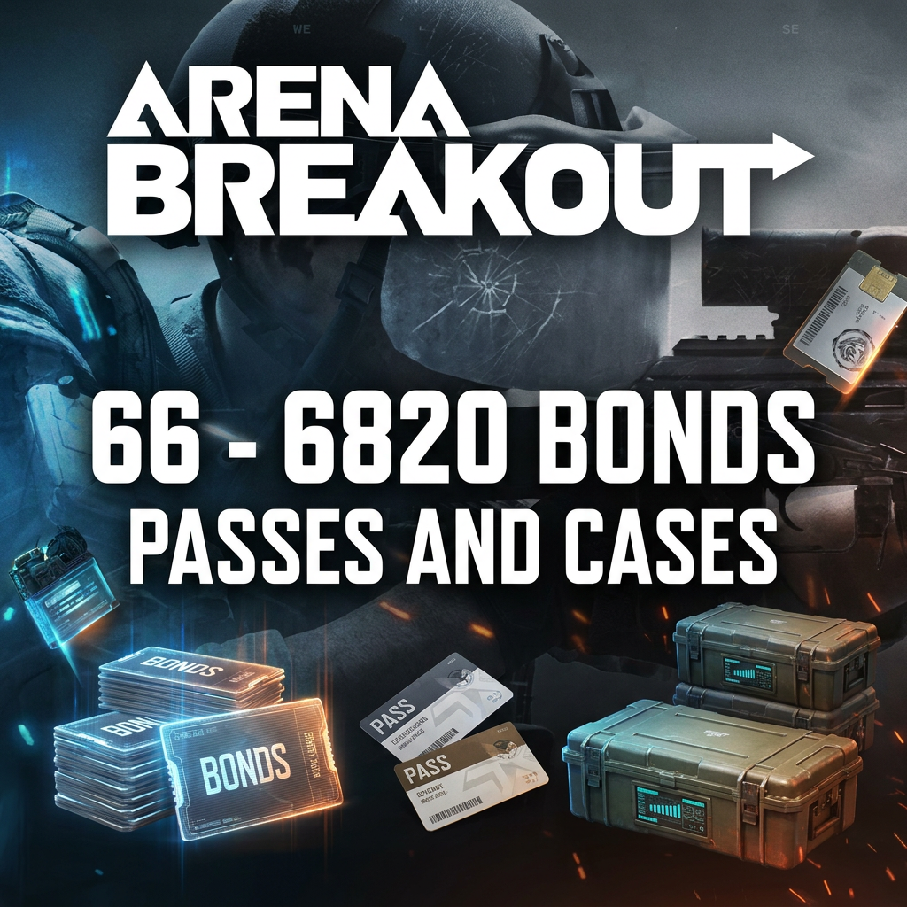 Arena Breakout - Beginner Select, Battle Pass e Bonds | Recarga por UID - Brasil 🎮✨ Moeda