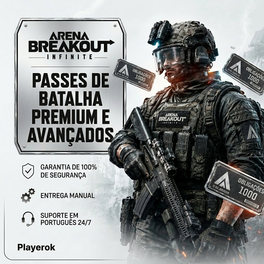 💎 Arena Breakout: Infinite - Escolha Bonds ou Battle Pass por ID da conta 🎮✨ Moeda
