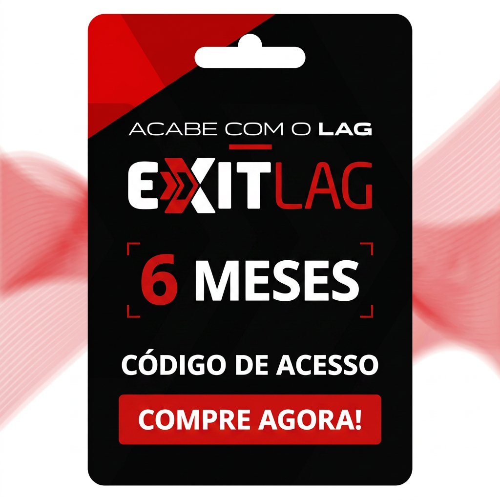 ⚡ ExitLag · 6 Meses · Código de Acesso · Envio manual Assinatura