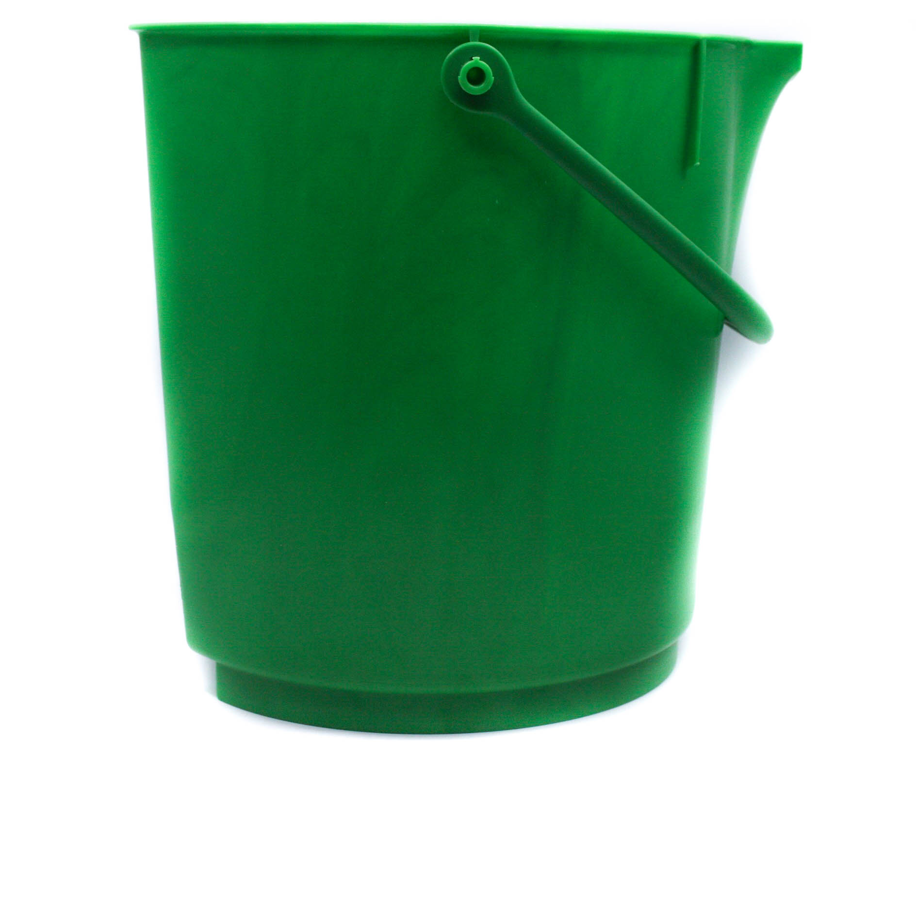 Ведро пластиковое 15л с мерной шкалой зеленое (артикул производителя 80101-5)