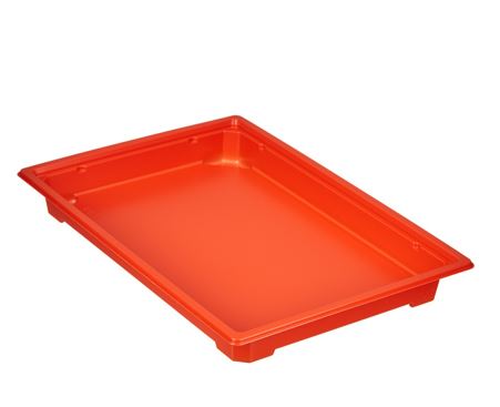 Контейнер для суши пластиковый прямоугольный 216х144х23 мм оранжевый