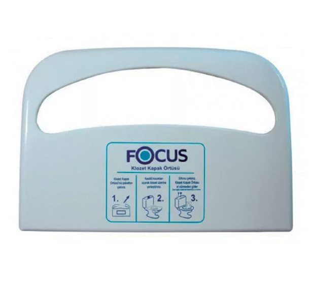 Диспенсер для бумажных покрытий на унитаз Focus пластиковый белый (артикул производителя 8027968)