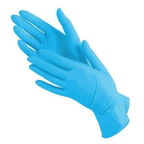 Перчатки одноразовые нитрил 100шт/пач L Ben Fatto голубые