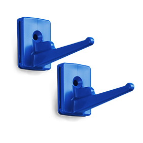 Крючки комплект 2 штуки для хранения инвентаря синий (артикул производителя 501001-B)